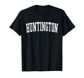 Huntington Distressed White T-Shirt - Casual Everyday Wear for Adults - T-Shirt, Sweatshirt, Hoodie