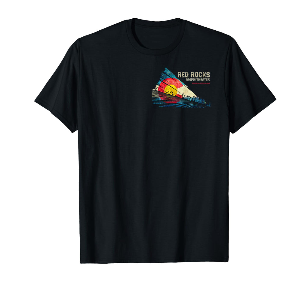 Red Rocks Amphitheater Colorado C State T-Shirt - Novelty Apparel Unisex - T-Shirt, Sweatshirt, Hoodie