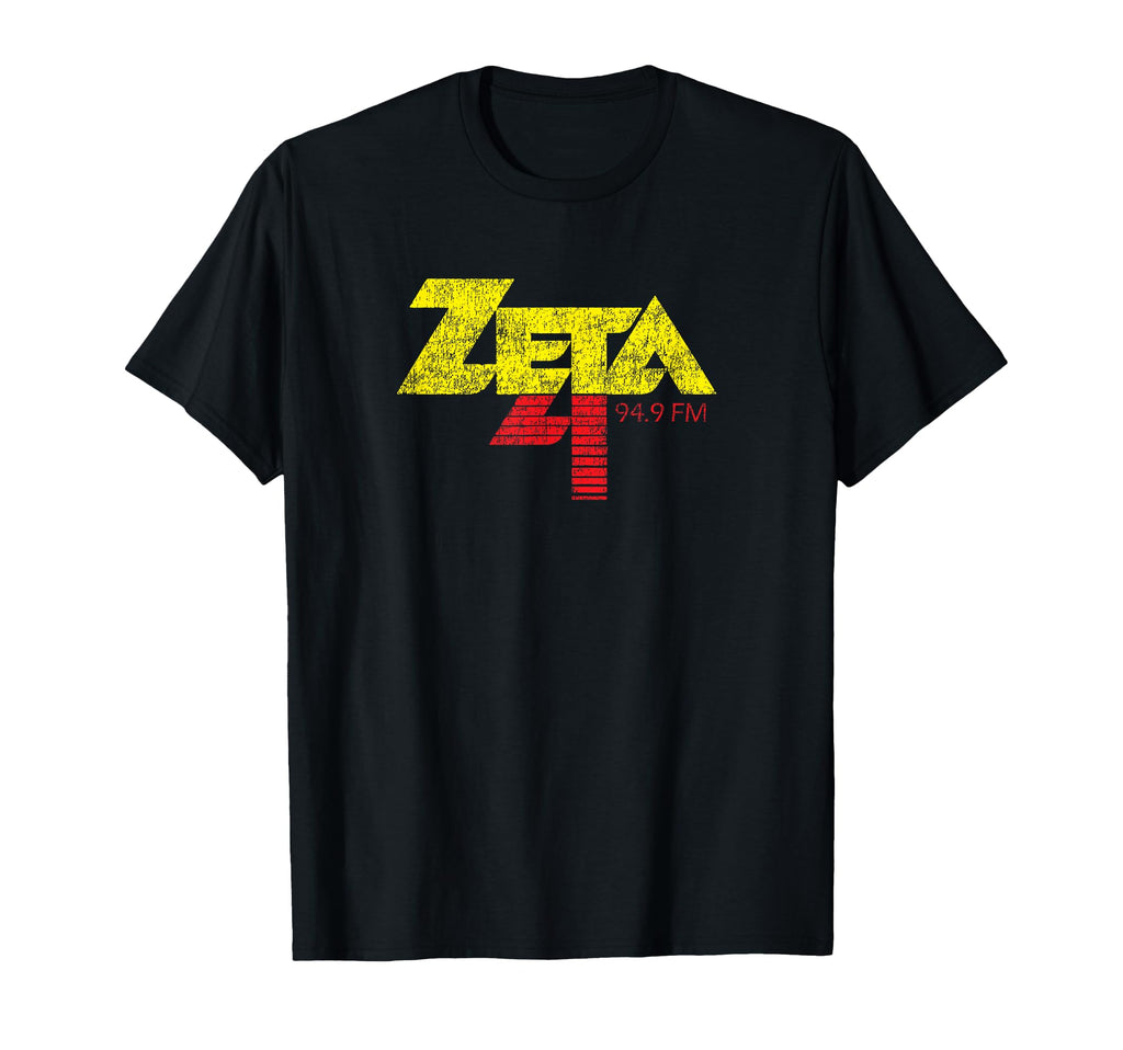 Rock Radio Zeta 94 9 Fans Distressed T-Shirt - Graphic Print Unisex - T-Shirt, Sweatshirt, Hoodie