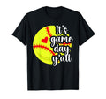 Its Game Day Yall Softball Game Day T-Shirt - Minimalist Print Men Women - T-Shirt, Sweatshirt, Hoodie