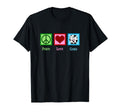 Peace Love Cows Cow Lover Gift T-Shirt - Minimalist Print Unisex - T-Shirt, Sweatshirt, Hoodie