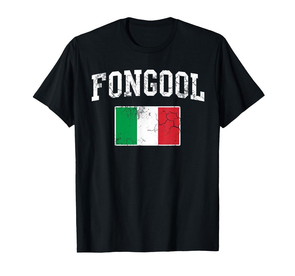 Fongool Italian Flag Italy T-Shirt - Casual Everyday Wear for Adults - T-Shirt, Sweatshirt, Hoodie