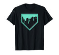 Baseball Home Plate Drip 2 Mint T-Shirt - Custom Art Print for Adults - T-Shirt, Sweatshirt, Hoodie