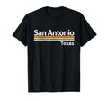 San Antonio Texas Worn Stripes T-Shirt - Custom Art Print for Adults - T-Shirt, Sweatshirt, Hoodie