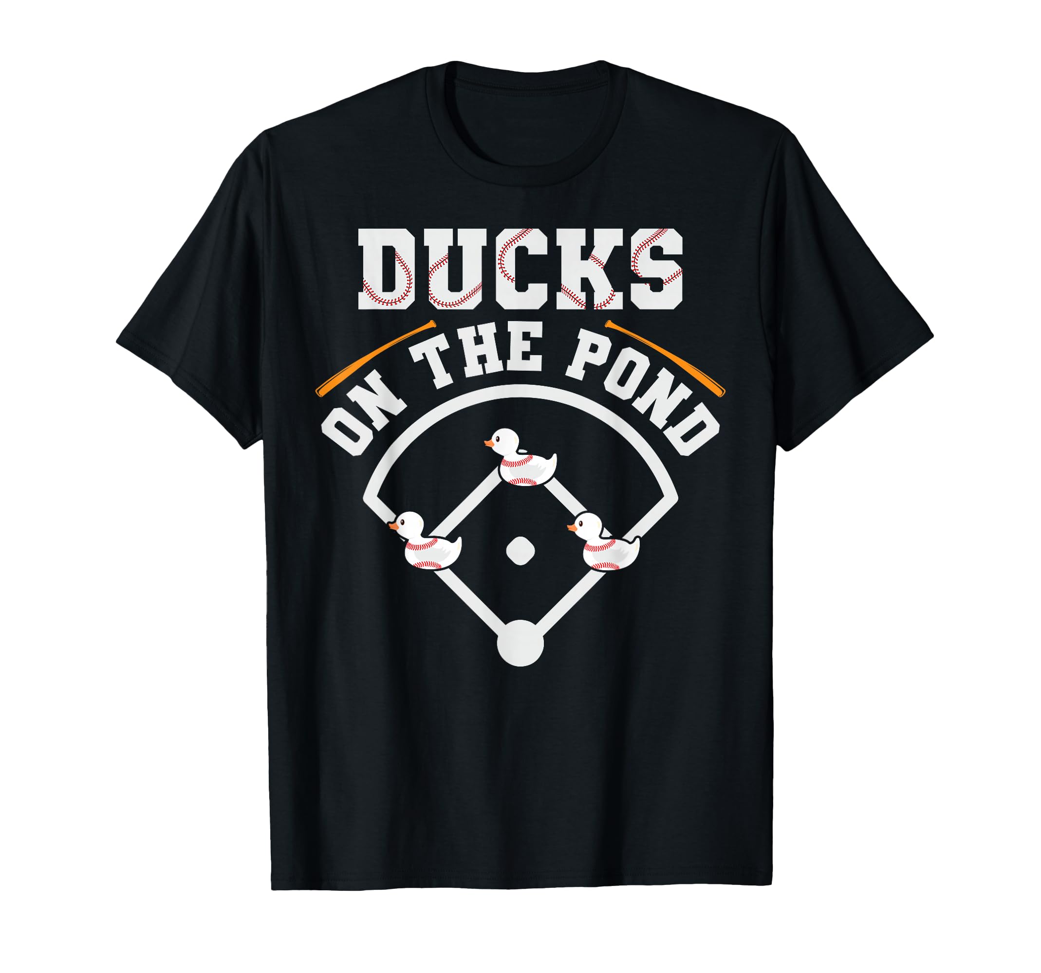Ducks Pond Baseball Lover T-Shirt - Aesthetic Graphic Men Women - T-Shirt, Sweatshirt, Hoodie