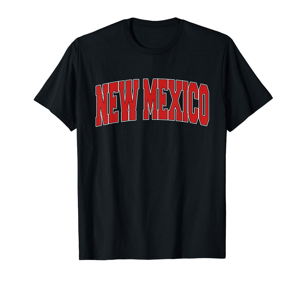 New Mexico Usa State Nm Varsity Sports T-Shirt - Minimalist Print Men Women - T-Shirt, Sweatshirt, Hoodie
