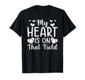 My Heart Is That Field Baseball Mom T-Shirt - Casual Everyday Wear Unisex - T-Shirt, Sweatshirt, Hoodie