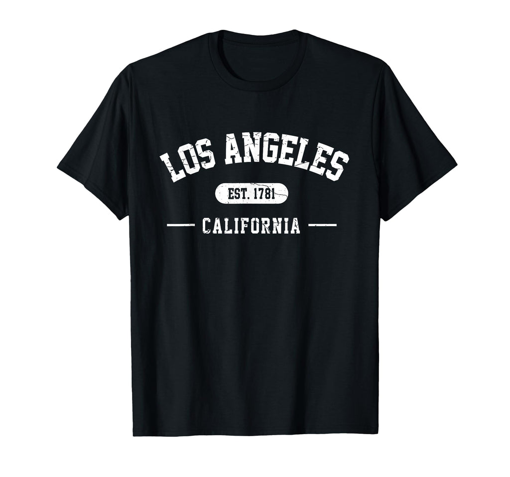 Los Angeles California Est 1781 T-Shirt - Fun Novelty Design for Adults - T-Shirt, Sweatshirt, Hoodie