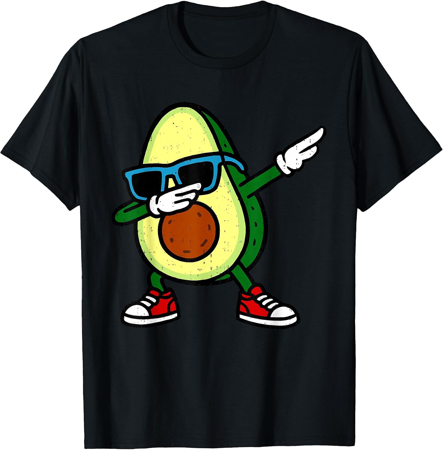 Funny Dabbing Avocado - Adult & Kids T-Shirts, Sweatshirts & Hoodies apparel design preview 1