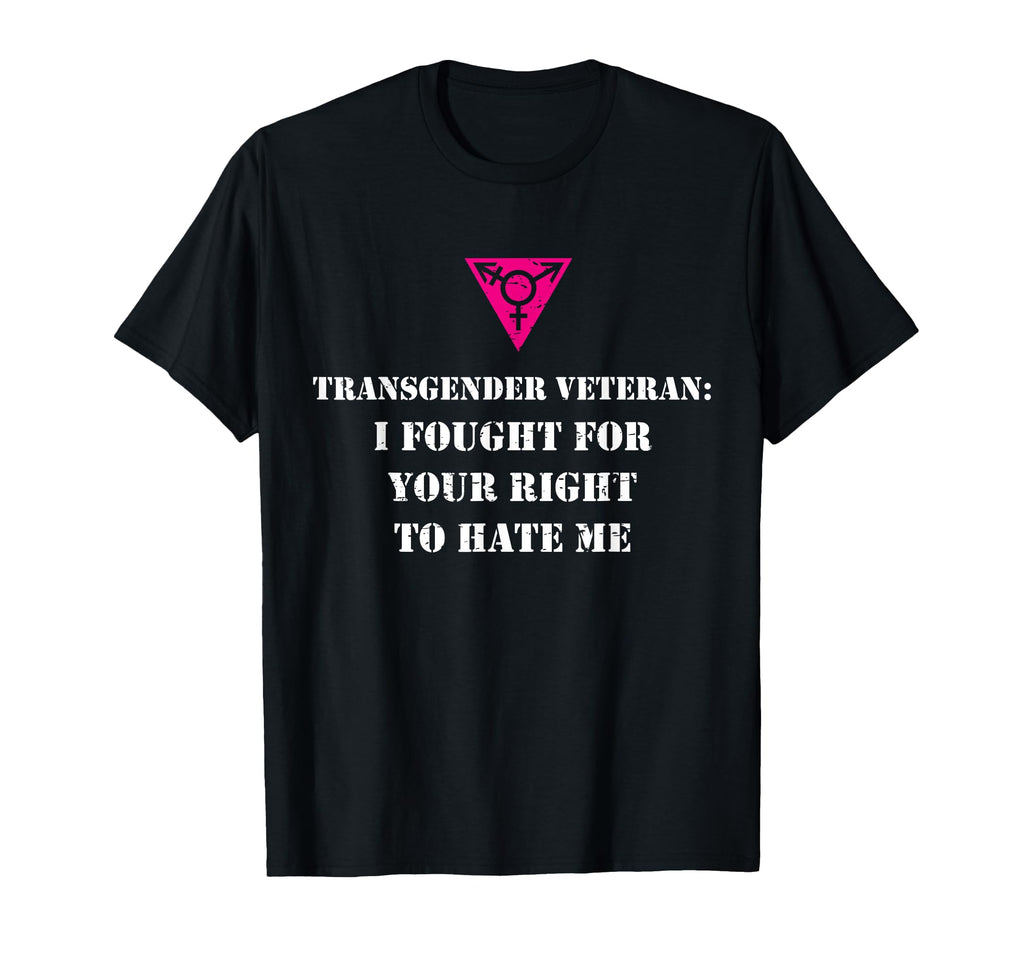 Transgender Veteran Your Right To T-Shirt - Minimalist Print Men Women - T-Shirt, Sweatshirt, Hoodie