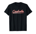 Coahuila Varsity Distressed Throwback T-Shirt - Graphic Print for Adults - T-Shirt, Sweatshirt, Hoodie