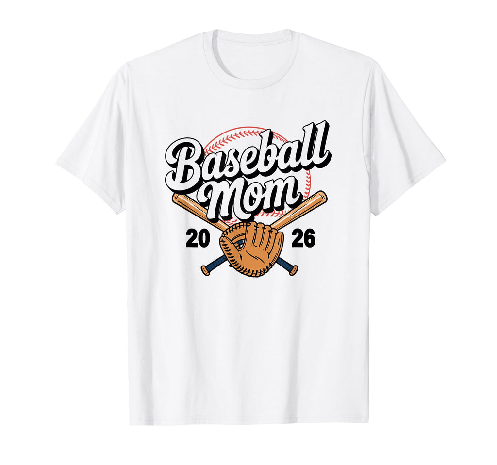 Baseball Mom Game Day T-Shirt - Minimalist Print Men Women - T-Shirt, Sweatshirt, Hoodie