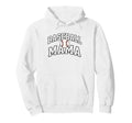Baseball Mama Text Hoodie - Trendy Graphic Men Women - T-Shirt, Sweatshirt, Hoodie