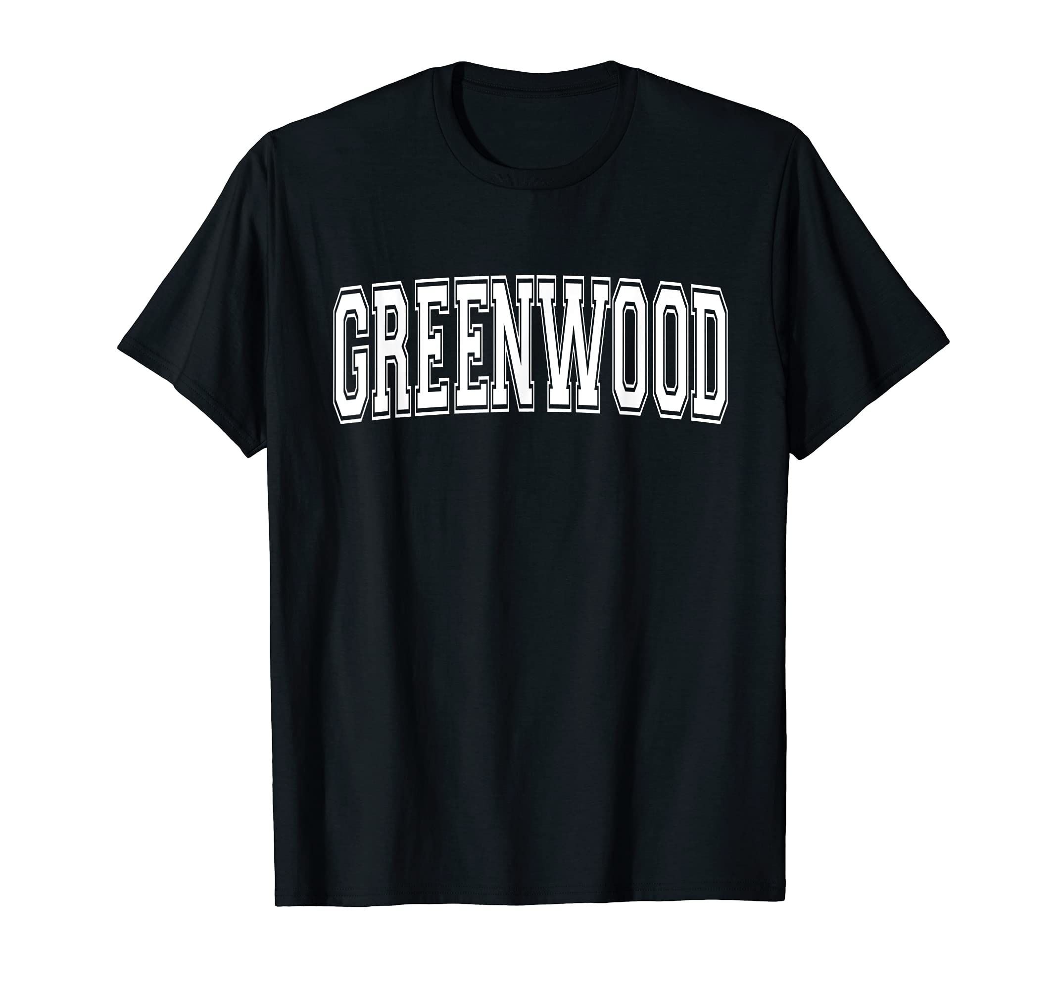 Greenwood Indiana Usa Sports Varsity T-Shirt - Unique Graphic Unisex - T-Shirt, Sweatshirt, Hoodie