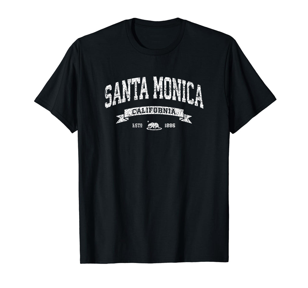 Santa Monica California Ca T-Shirt - Aesthetic Graphic for Adults - T-Shirt, Sweatshirt, Hoodie