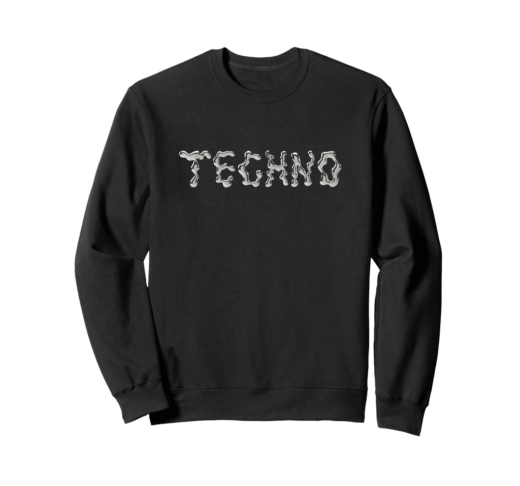 Techno Liquid Abstract Fluid Sweatshirt - Custom Art Print Men Women - T-Shirt, Sweatshirt, Hoodie