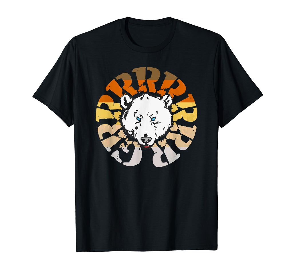 Mens Grr Woof Distressed Gay Bear T-Shirt - Aesthetic Graphic Men Women - T-Shirt, Sweatshirt, Hoodie