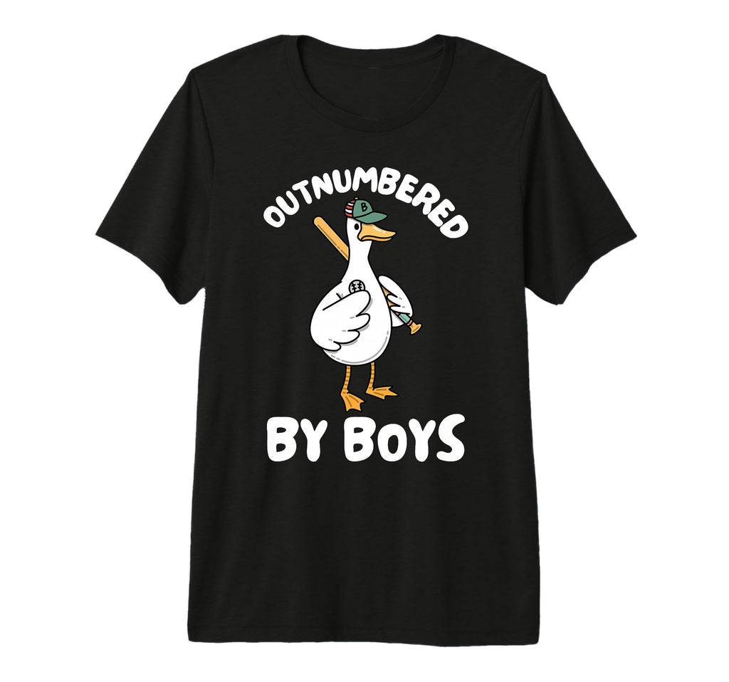 Mom Goose Mothers Day Outnumbered T-Shirt - Aesthetic Graphic Men Women - T-Shirt, Sweatshirt, Hoodie