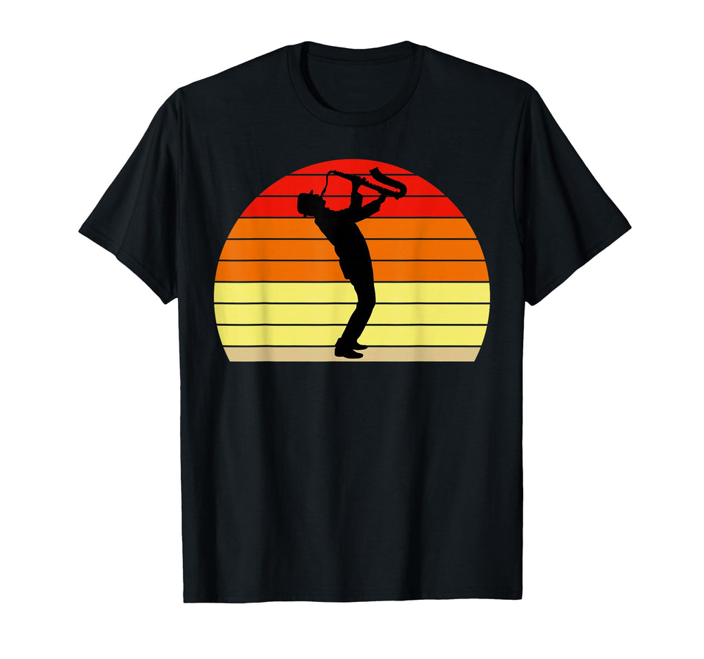 Sunset Saxophone Gift Saxophone Player T-Shirt - Novelty Apparel for Adults - T-Shirt, Sweatshirt, Hoodie