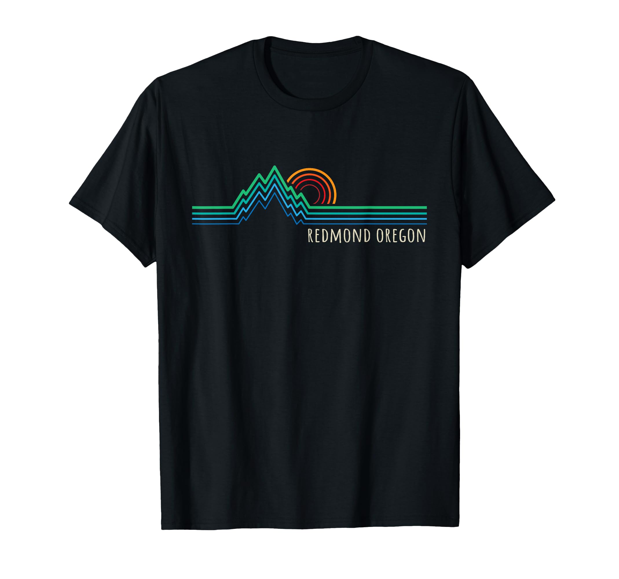 Redmond Oregon Usa Mountain Sunset T-Shirt - Streetwear Style Men Women - T-Shirt, Sweatshirt, Hoodie