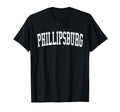 Phillipsburg Nj Distressed White Varsity T-Shirt - Graphic Print Men Women - T-Shirt, Sweatshirt, Hoodie