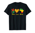 Peace Love Africa T-Shirt - Minimalist Print for Adults - T-Shirt, Sweatshirt, Hoodie