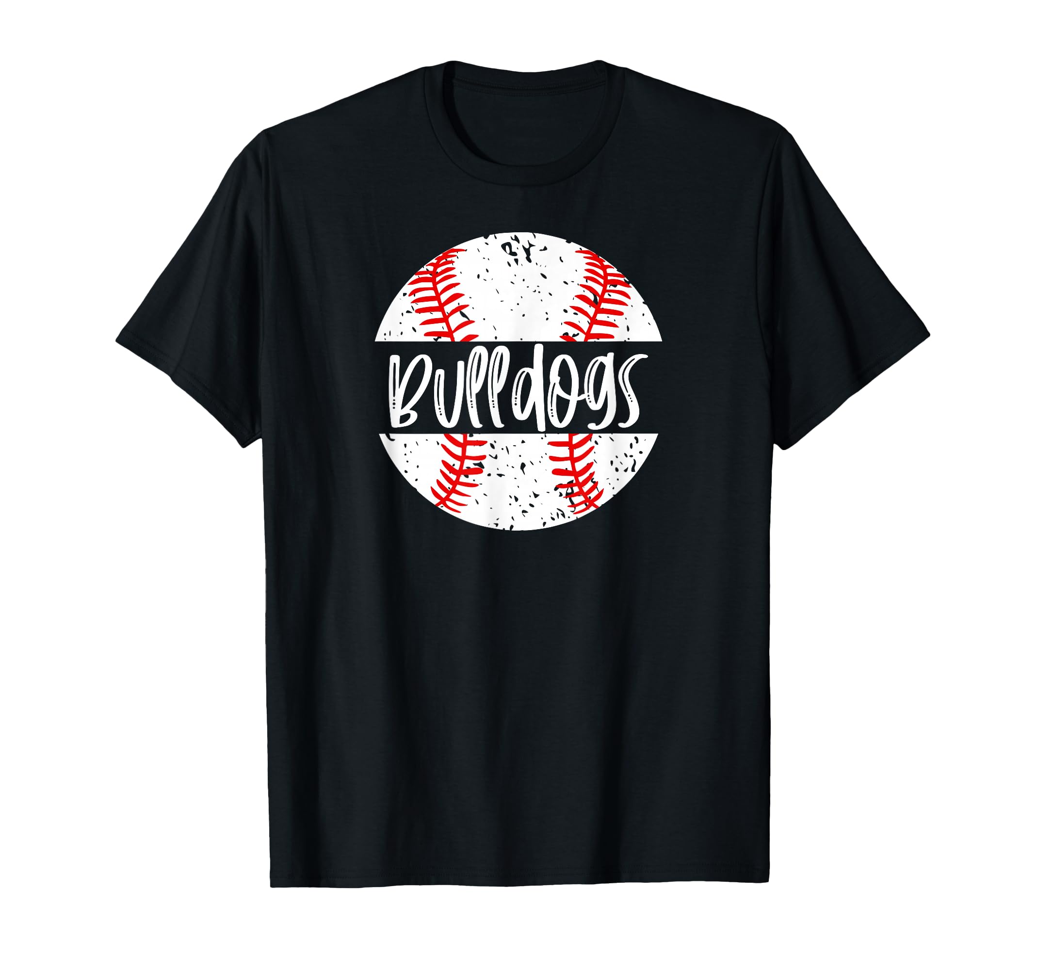 Bulldogs Baseball Team Mascot School T-Shirt - Trendy Graphic Unisex - T-Shirt, Sweatshirt, Hoodie