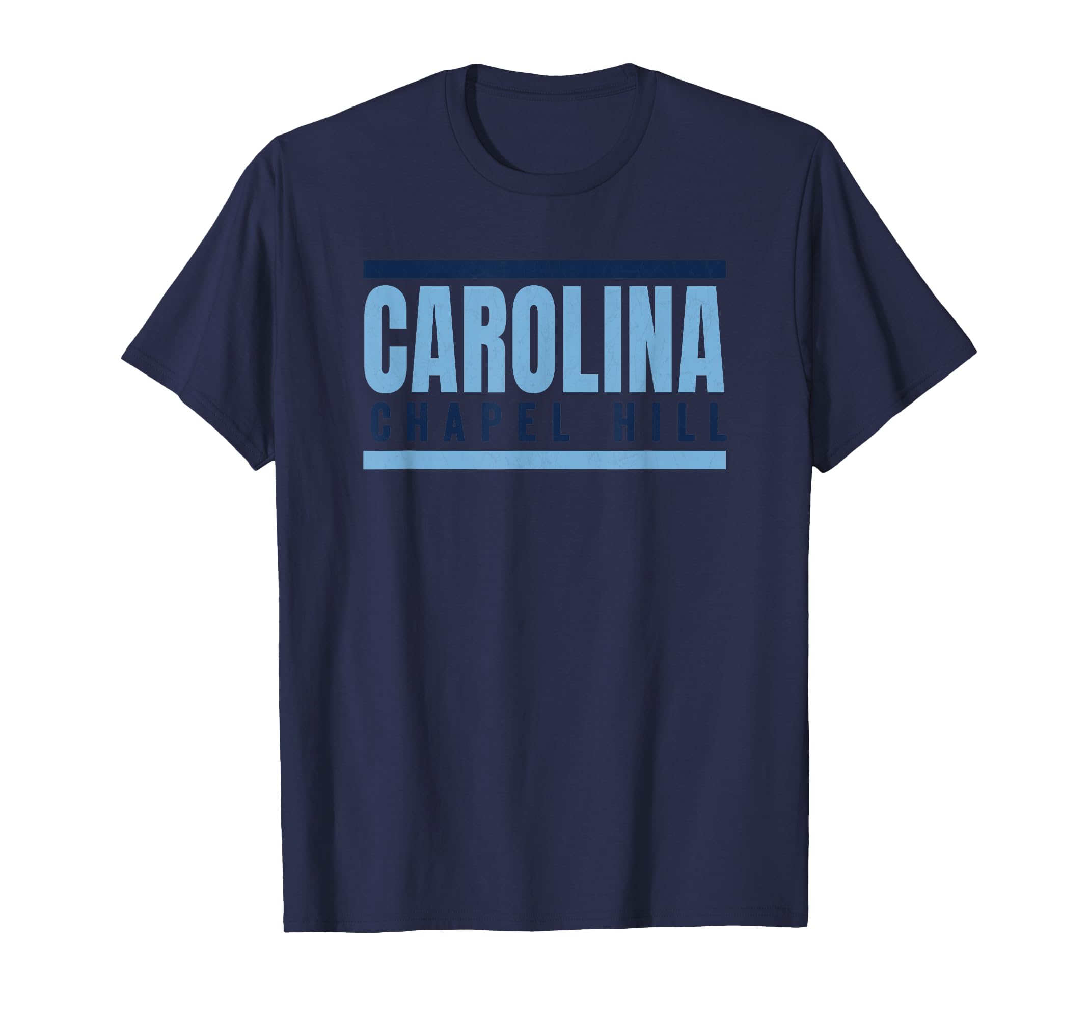 Striped Chapel Hill Blue Light Blue T-Shirt - Trendy Graphic Men Women - T-Shirt, Sweatshirt, Hoodie