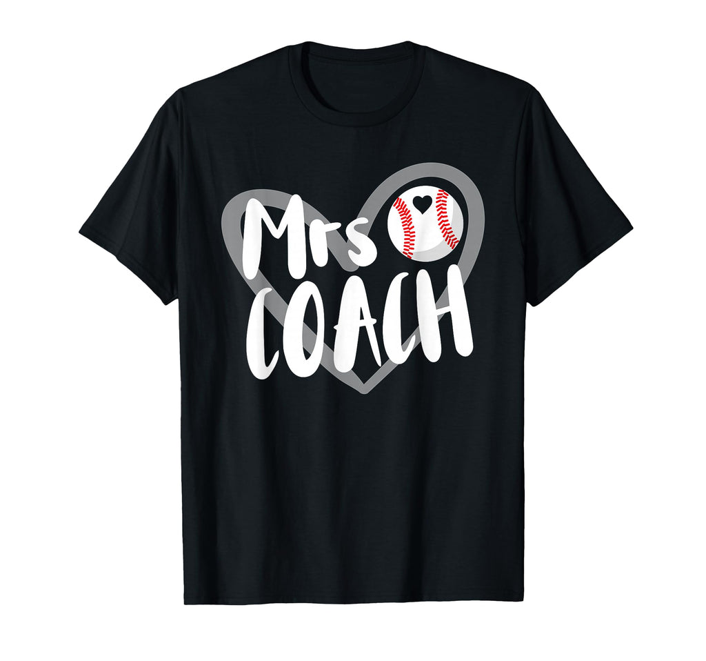 Mrs Coach Baseball Coach Wife T-Shirt - Trendy Graphic Unisex - T-Shirt, Sweatshirt, Hoodie
