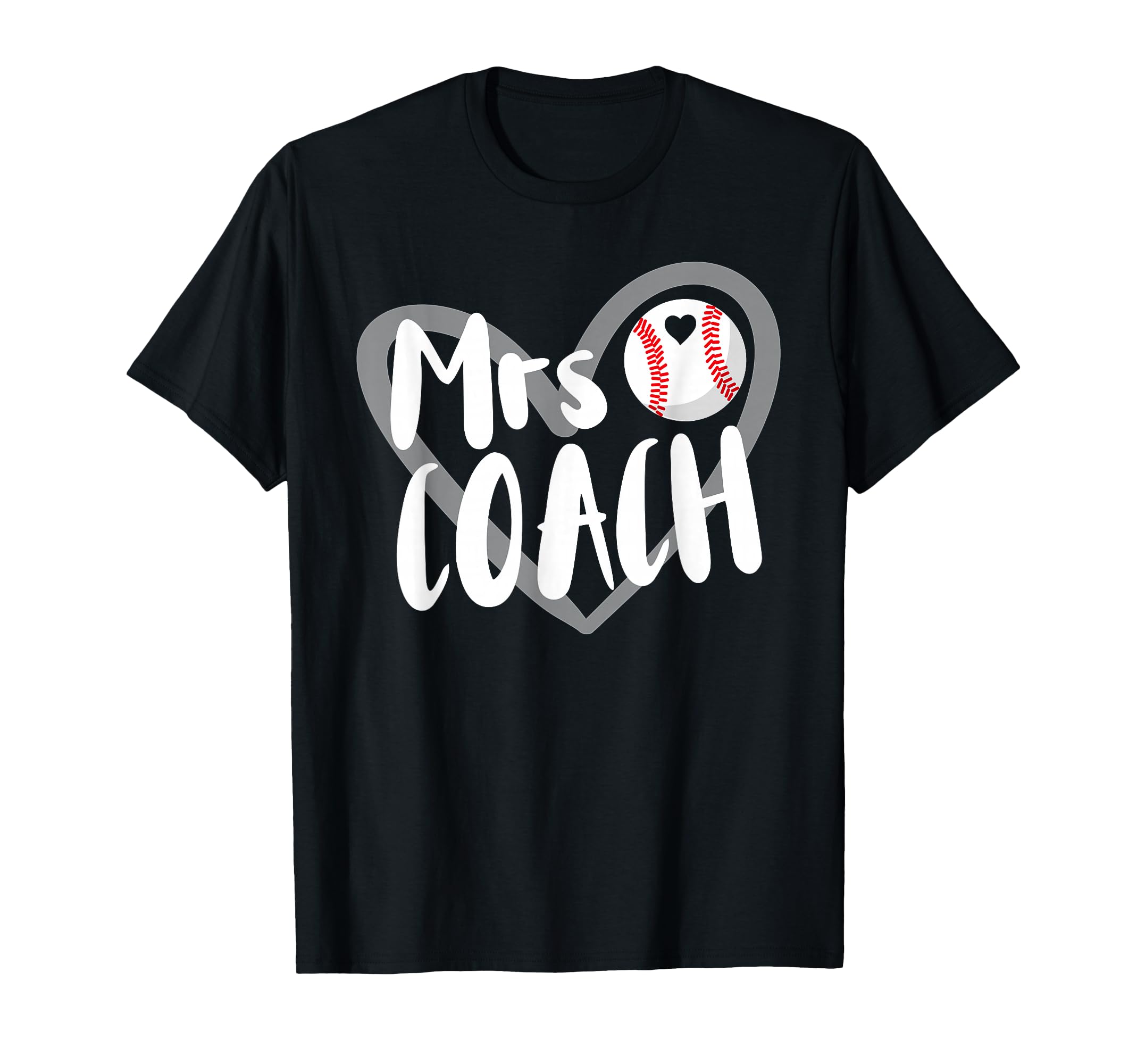 Mrs Coach Baseball Coach Wife T-Shirt - Trendy Graphic Unisex - T-Shirt, Sweatshirt, Hoodie
