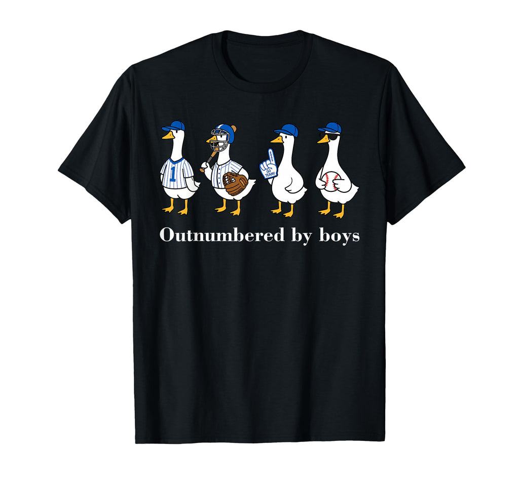 Outnumbered Funny Mom Goose Family T-Shirt - Streetwear Style for Adults - T-Shirt, Sweatshirt, Hoodie