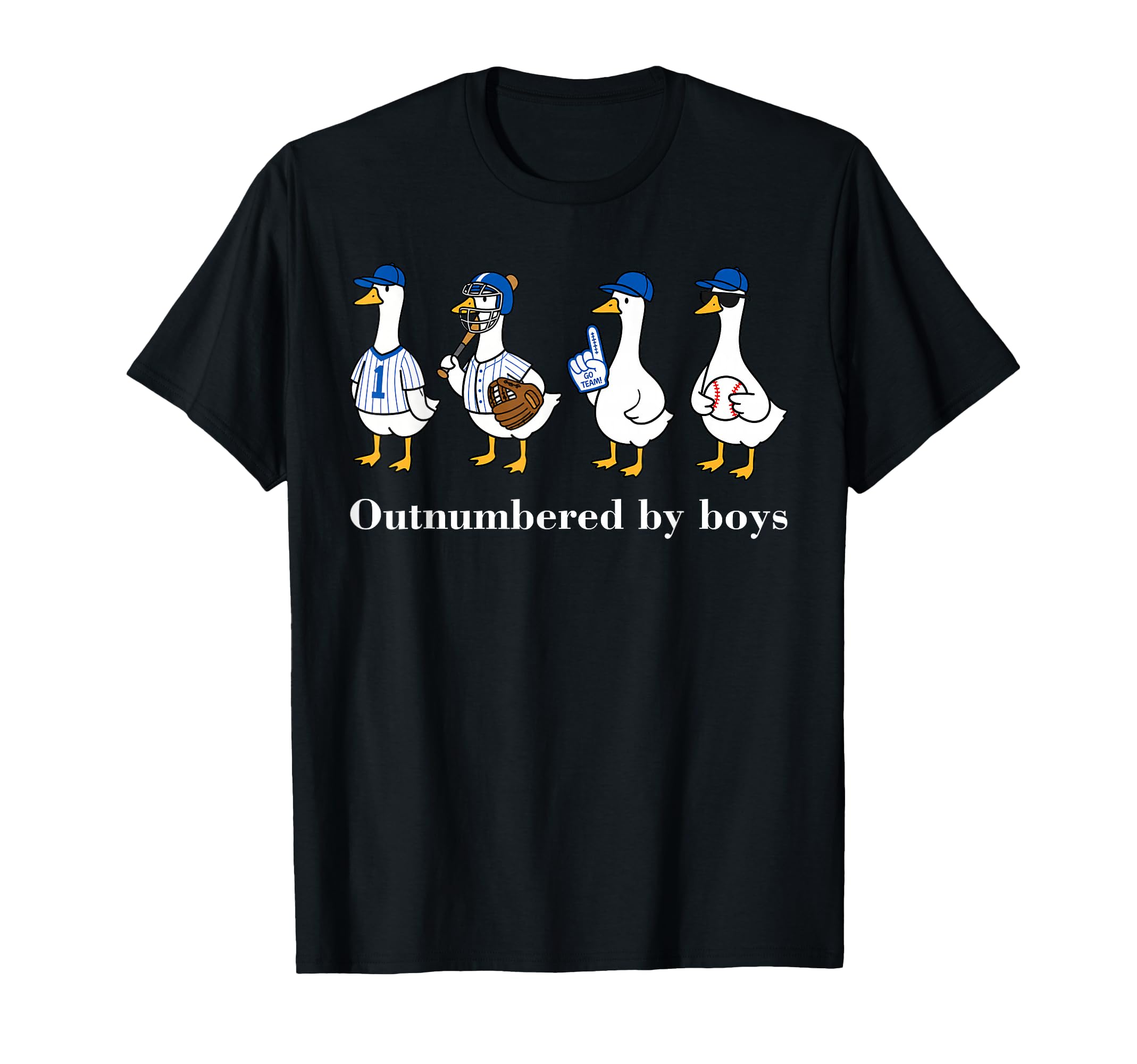 Outnumbered Funny Mom Goose Family T-Shirt - Streetwear Style for Adults - T-Shirt, Sweatshirt, Hoodie