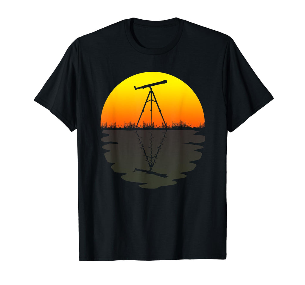 Telescope Astronomy Sunset 70S Telescope T-Shirt - Streetwear Style Unisex - T-Shirt, Sweatshirt, Hoodie