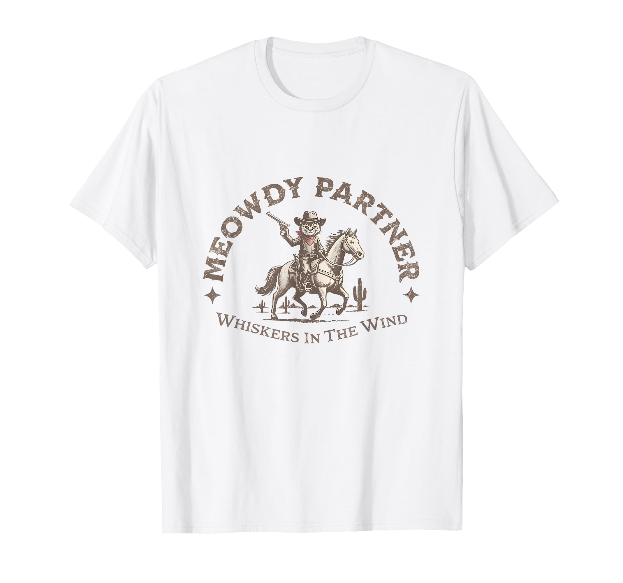 Meowdy Partner Desert Country T-Shirt - Fun Novelty Design Men Women - T-Shirt, Sweatshirt, Hoodie