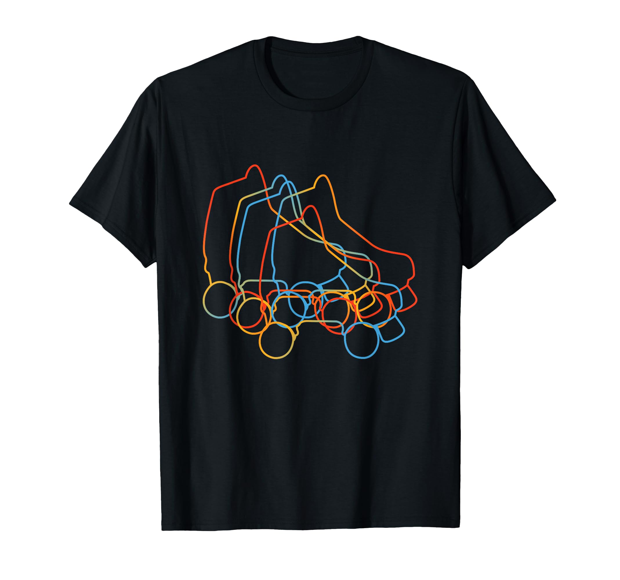 Roller Skating Gifts Roller Skates Hoodie - Minimalist Print Men Women - T-Shirt, Sweatshirt, Hoodie