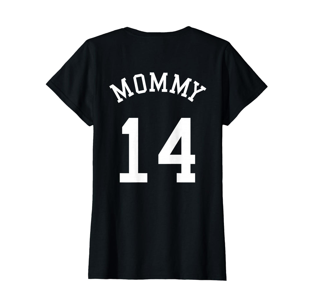 Mommy Back No 14 Football Mother T-Shirt - Graphic Print for Adults - T-Shirt, Sweatshirt, Hoodie