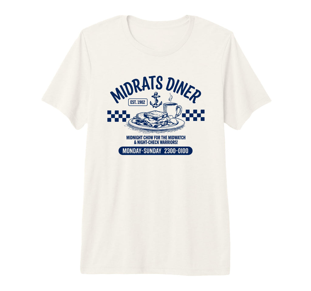 Midrats Diner Funny Sailor Tri Blend T-Shirt - Aesthetic Graphic for Adults - T-Shirt, Sweatshirt, Hoodie