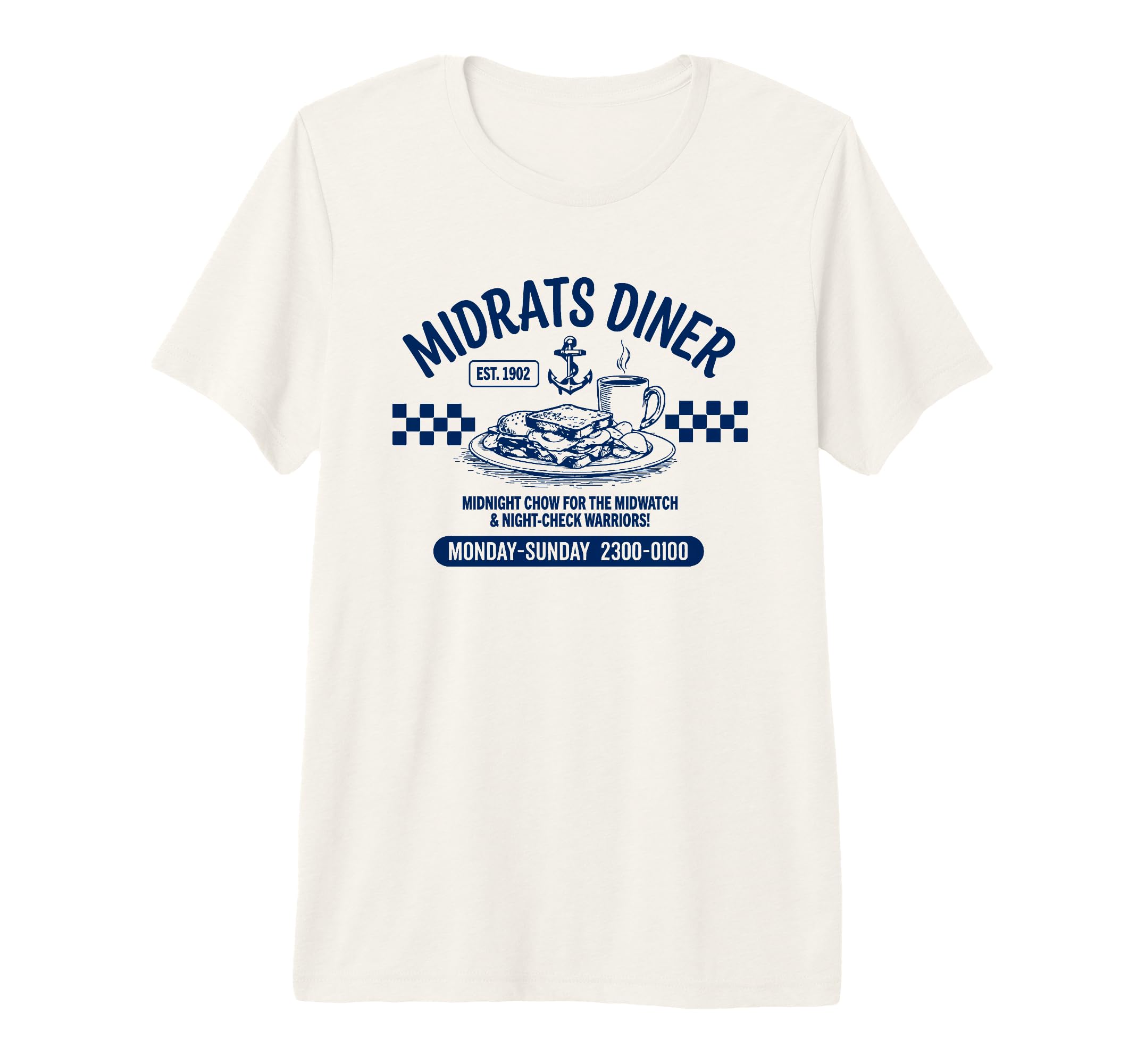 Midrats Diner Funny Sailor Tri Blend T-Shirt - Aesthetic Graphic for Adults - T-Shirt, Sweatshirt, Hoodie