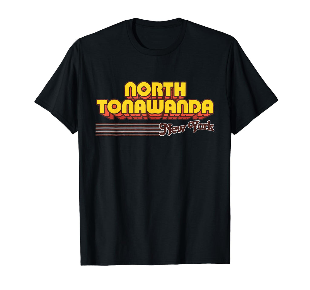 North Tonawanda New York Stripes T-Shirt - Aesthetic Graphic Unisex - T-Shirt, Sweatshirt, Hoodie