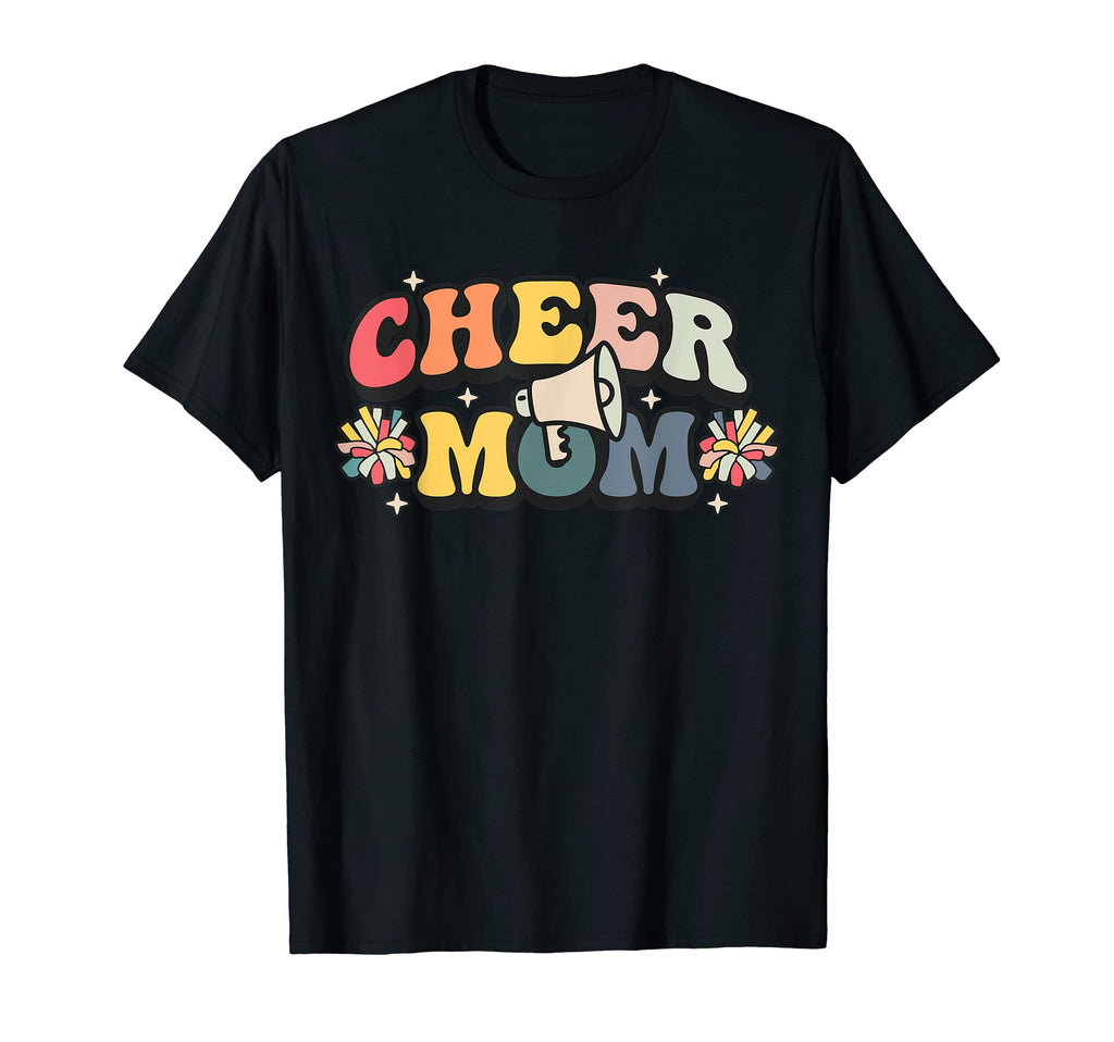 Cheer Mom Cheerleader Mom Mama T-Shirt - Fun Novelty Design for Adults - T-Shirt, Sweatshirt, Hoodie