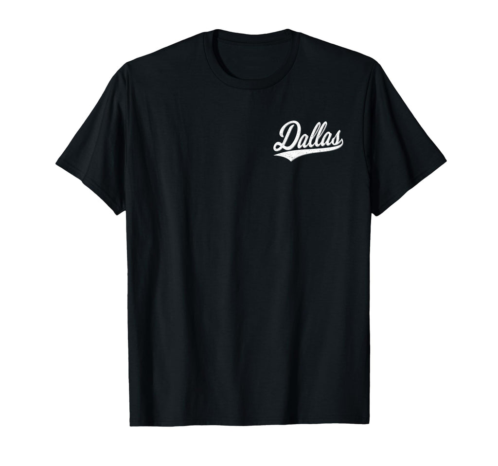 Dallas Texas Varsity Script Sports T-Shirt - Casual Everyday Wear Men Women - T-Shirt, Sweatshirt, Hoodie