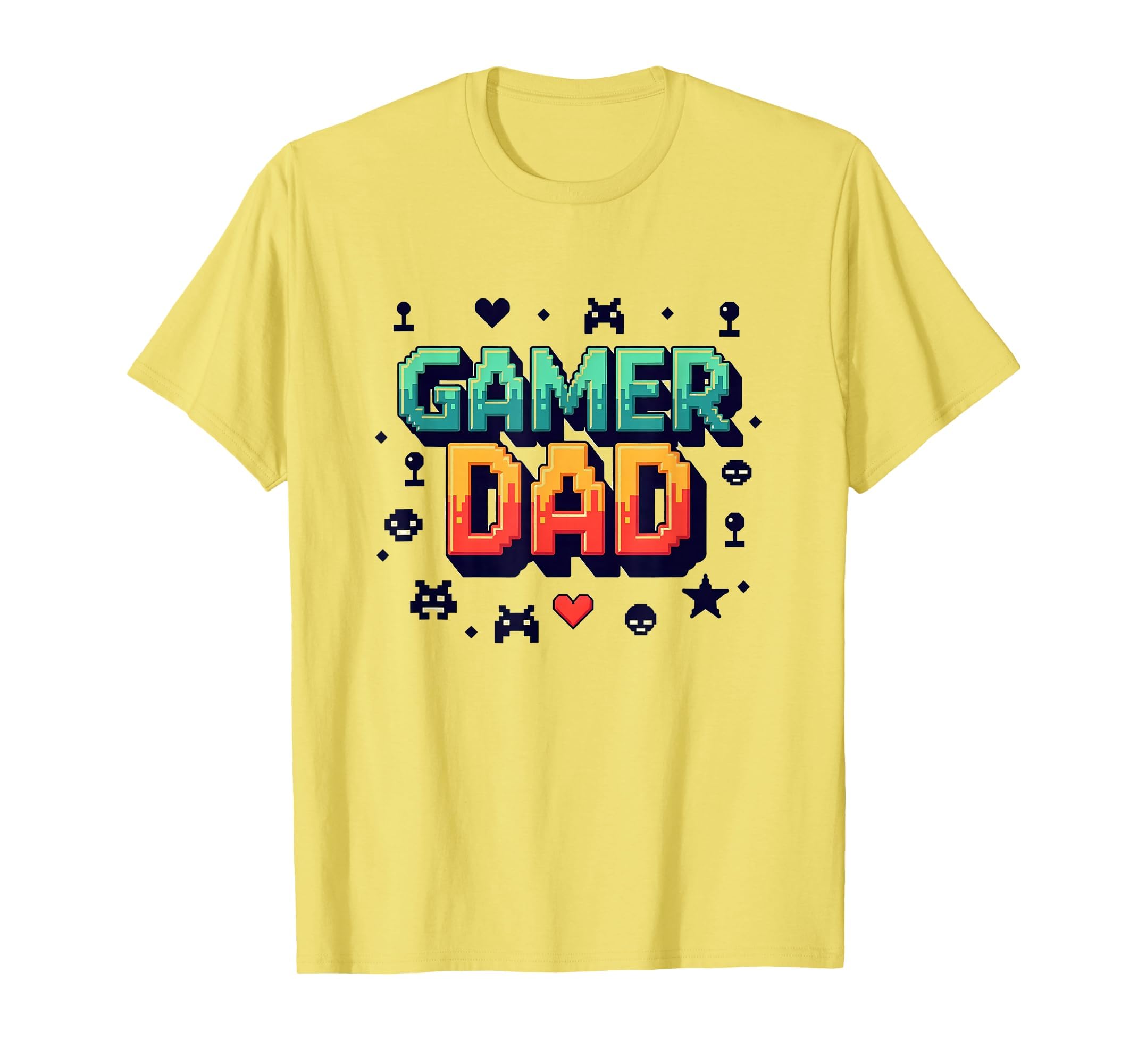 Gamer Dad Pixel Art Fathers Day Gaming T-Shirt - Novelty Apparel Unisex - T-Shirt, Sweatshirt, Hoodie