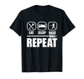 Funny Baseball Player And Coach Gift Eat T-Shirt - Unique Graphic Unisex - T-Shirt, Sweatshirt, Hoodie