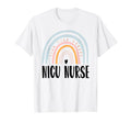 Nicu Nurse Icu Neonatal Boho Rainbow T-Shirt - Trendy Graphic for Adults - T-Shirt, Sweatshirt, Hoodie