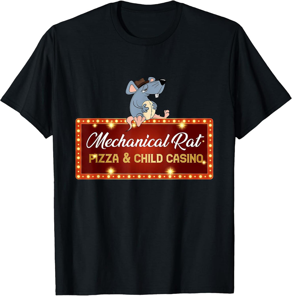 Mechanical Rat Pizza and Child Casino - Adult & Kids T-Shirts, Sweatshirts & Hoodies apparel design preview 1
