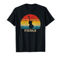 Fiddle Sunset T-Shirt - Custom Art Print Men Women - T-Shirt, Sweatshirt, Hoodie