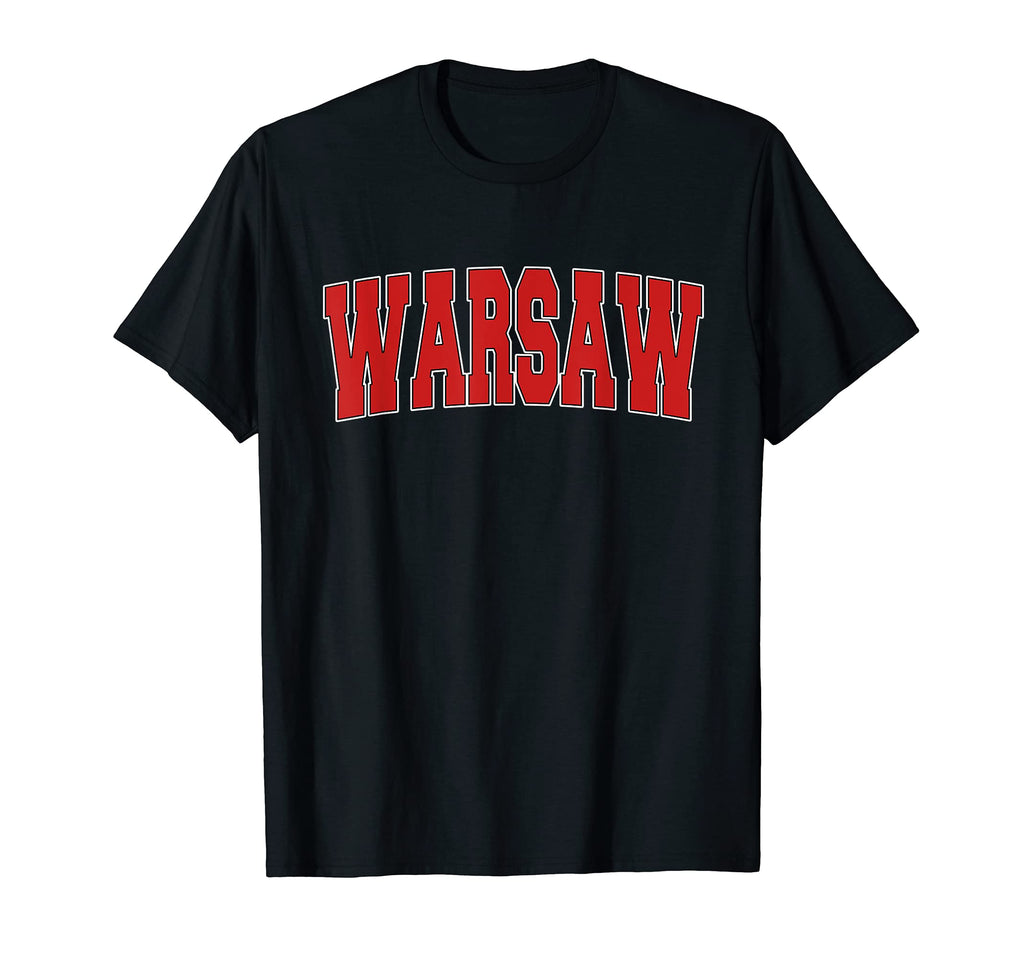 Warsaw Indiana Varsity Usa Sports T-Shirt - Streetwear Style Unisex - T-Shirt, Sweatshirt, Hoodie