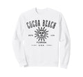 Cocoa Beach Florida Distressed Sweatshirt - Unique Graphic for Adults - T-Shirt, Sweatshirt, Hoodie
