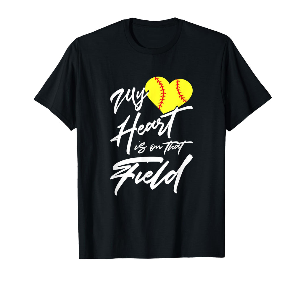 My Heart Is That Field Baseball T-Shirt - Graphic Print for Adults - T-Shirt, Sweatshirt, Hoodie