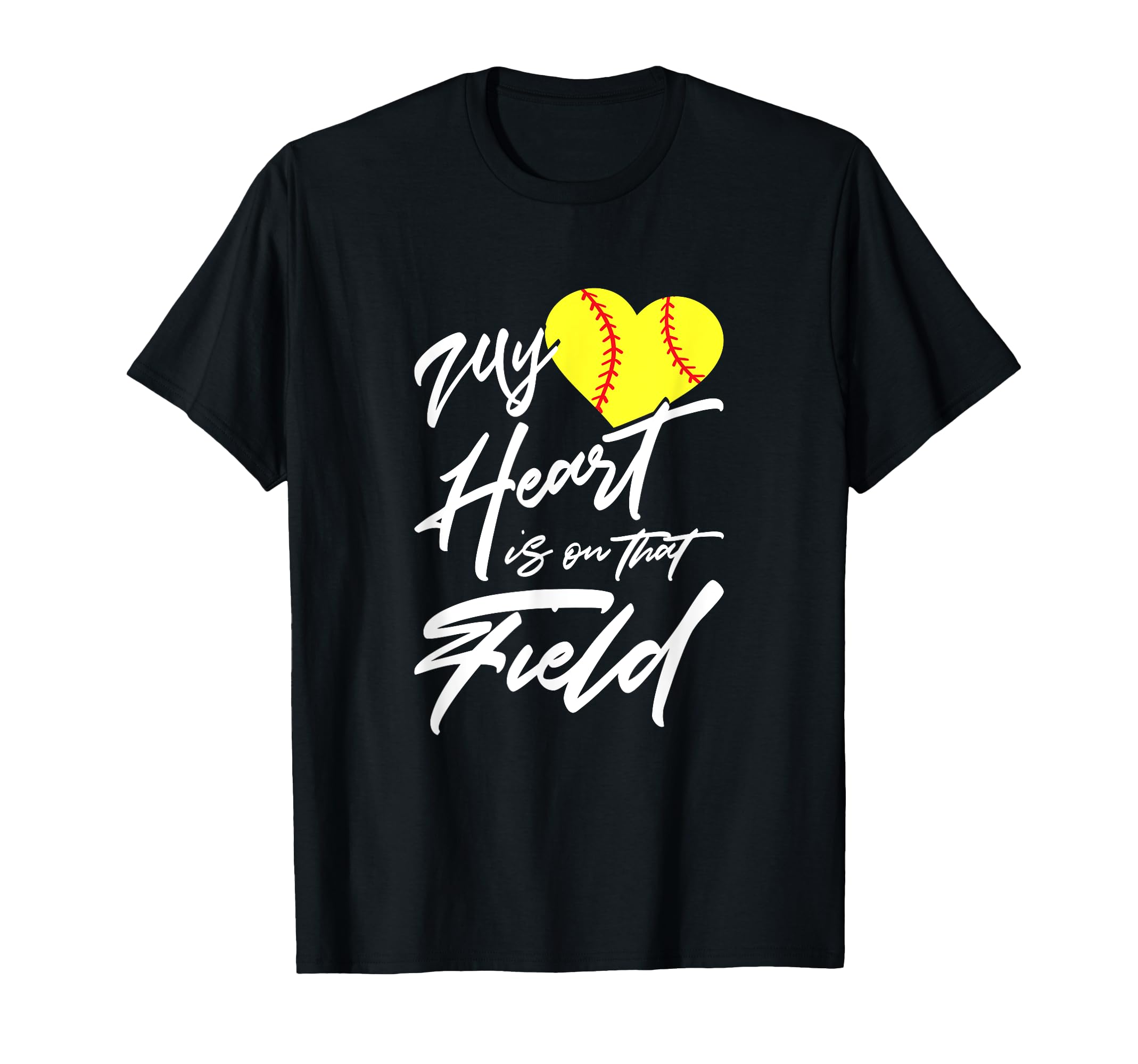 My Heart Is That Field Baseball T-Shirt - Graphic Print for Adults - T-Shirt, Sweatshirt, Hoodie